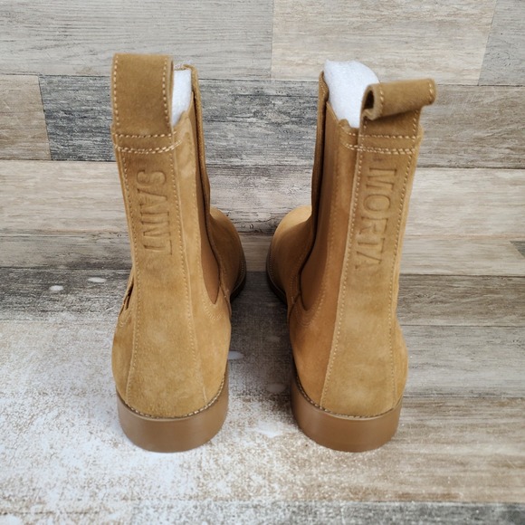 Saint Morta Nomad Mens Chelsea Boots Sz 11 Camel Suede Slip On Mid top Round Toe main image 7